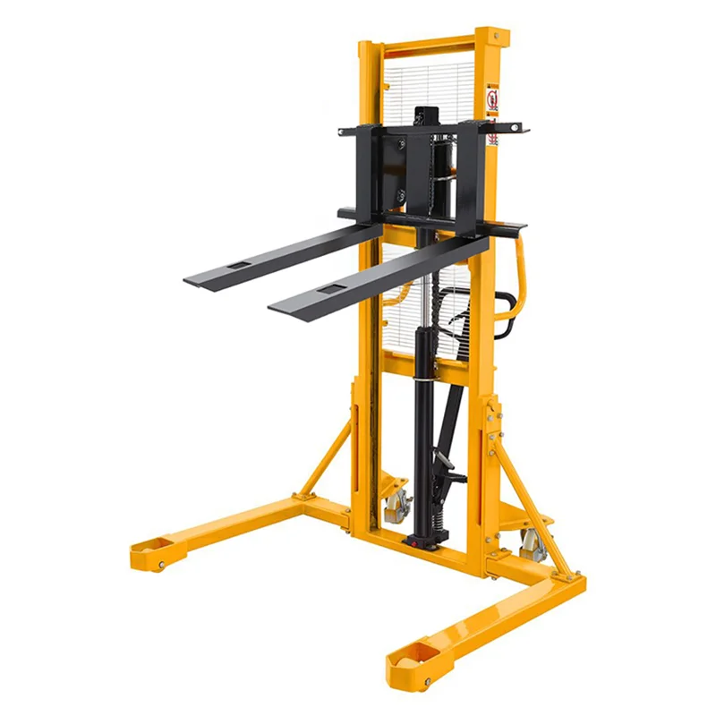 
Xilin Manual Forklift Stacker 500kg 0.5t Capacity Manual Hydraulic Stacker With Straddle Legs 