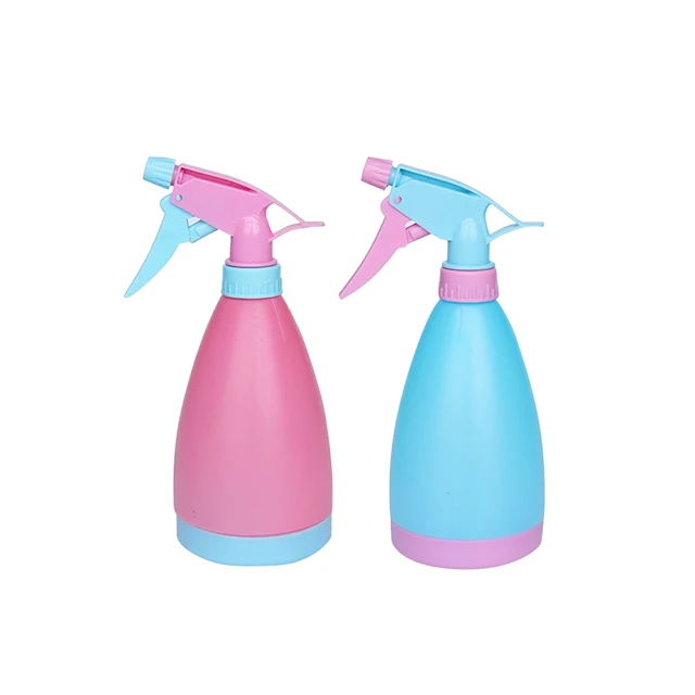 450ml plastic fine mist colorful hand cleaning spray trigger water sprayer bottles