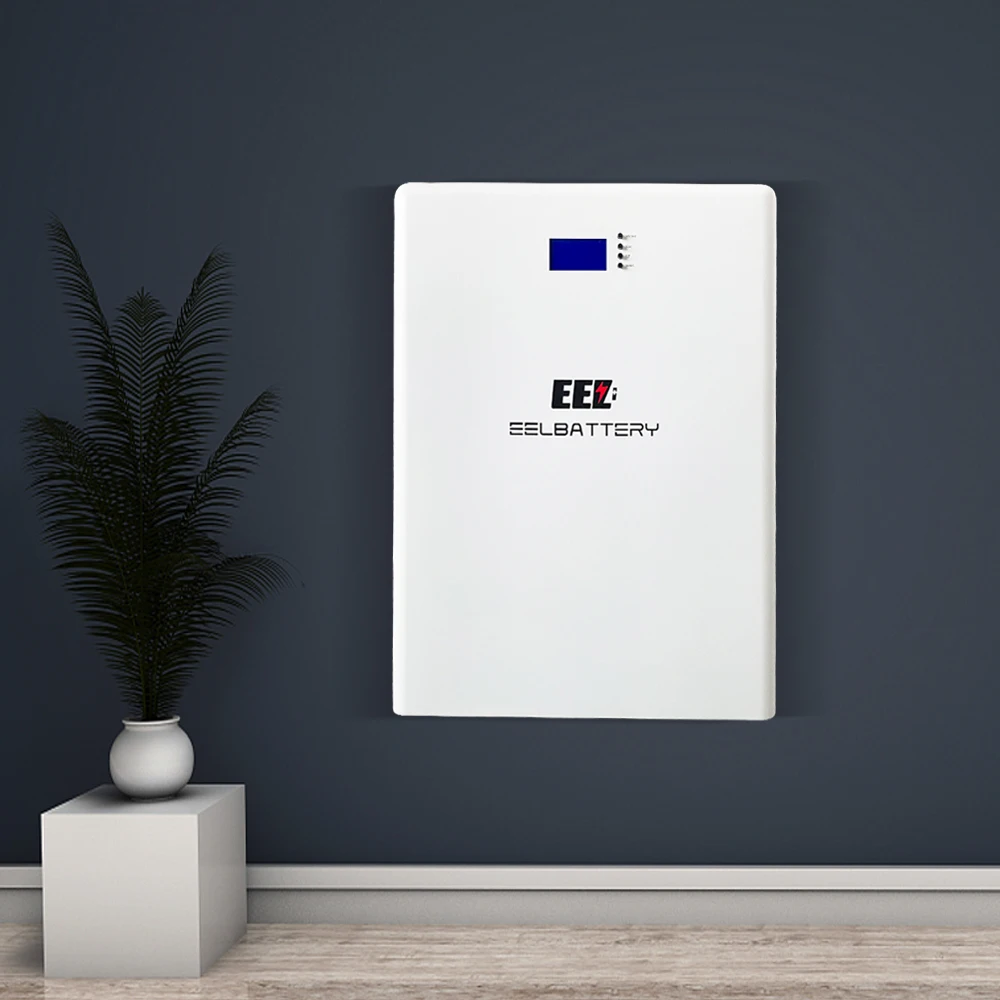 EEL Hot selling 48V Wall Mounted Battery Box LiFePO4 48V BMS 100A 150A 200A lifepo4 White Powerwall Box For Solar Energy System