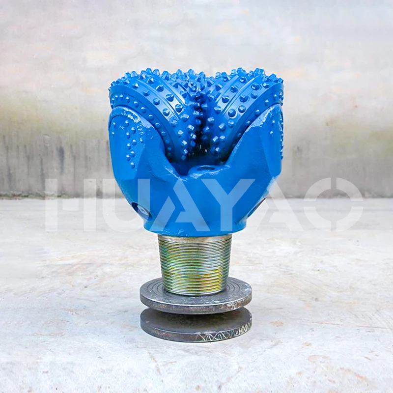 PDC material roller drill bit conical mining triangular drill bit