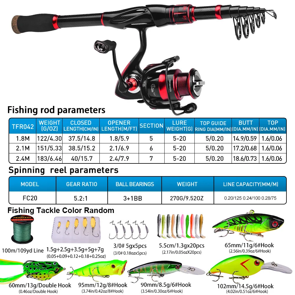 Custom ultra light carbon fiber surf carp telescopic fishing rod and reel combo