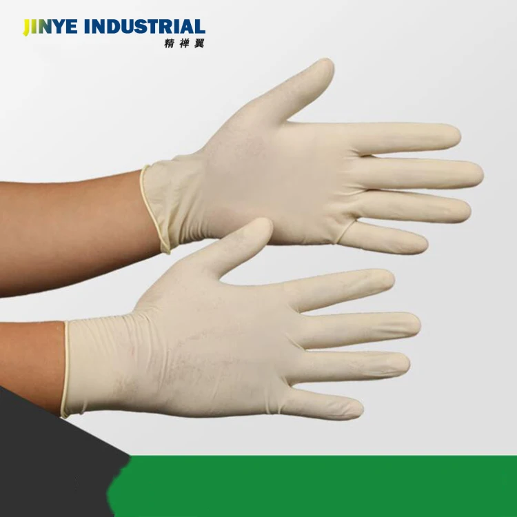 Factory Price Disposable Powder Free Non Sterile Safety Examination Latex Glove Cut Resistant