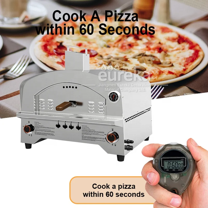 Outdoor Commercial Stainless Steel Outdoor Mini Gas 12 Inch Pizza Oven for Sale