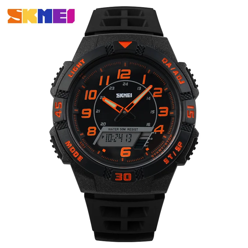SKMEI 1065 спортивные часы для мальчиков наружного использования Relojes Hombre Sports 50M водонепроницаемые цифровые Skmei брендовые качественные