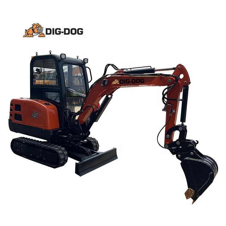 2.5T compact excavator hydraulic pilot operation Manual automatic mini digger excavation machines