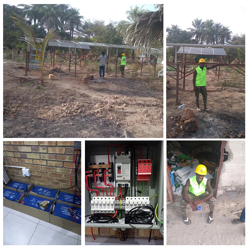 5kw complete solar system generator energy inverter controller battery home use 5kva solar power system