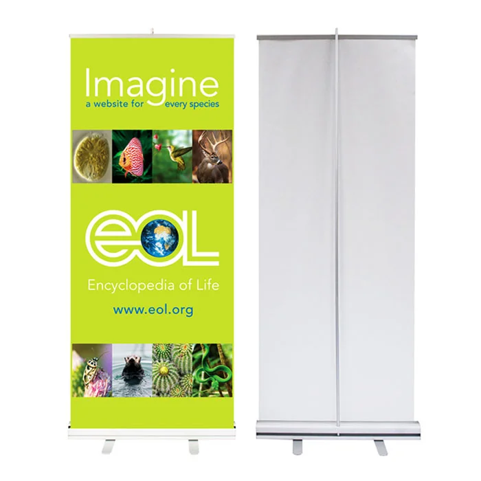 Retractable Banners Rollup Standee Aluminum Roll Screen Stand