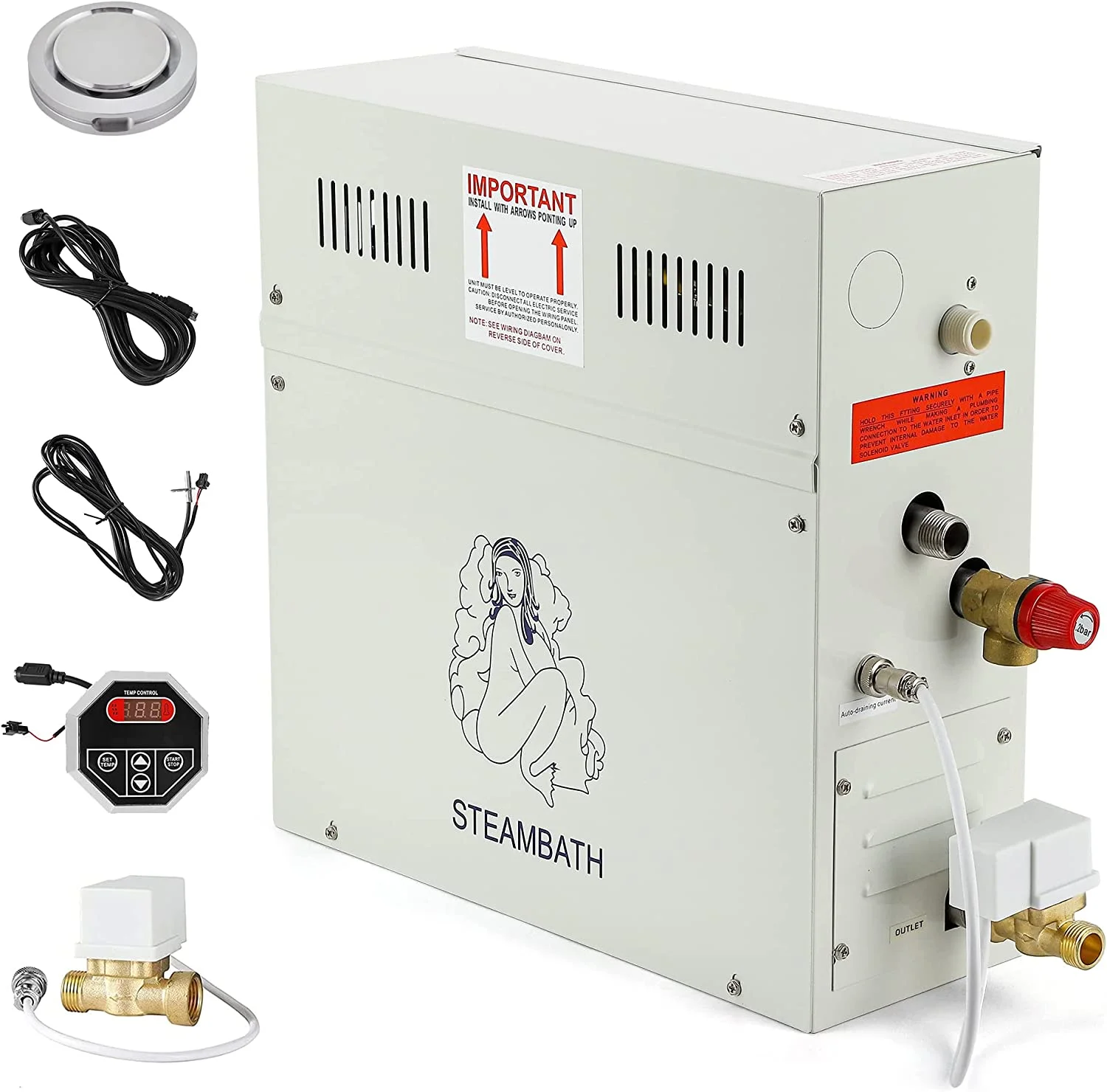 Аппарат для сауны Stcmoet 220 В 9 кВт ST-90 душа и ST-135