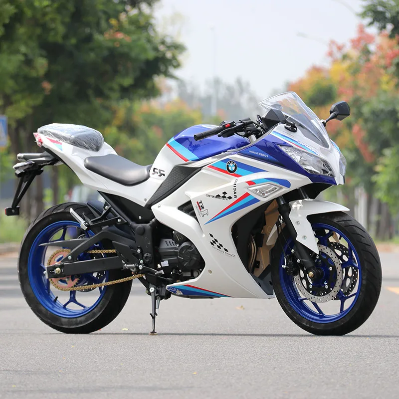 Popular Chinese Automatic Adult  motorcycle double-cylinder 400cc fast racing motorcycle sportbikes