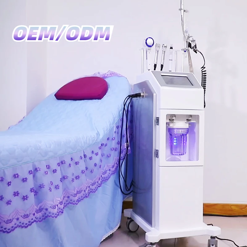 2024 portable h202 hydra microdermabrasion facial hydra beauty salon care 6 in 1 hydro Aqua Peel dermabrasion machine