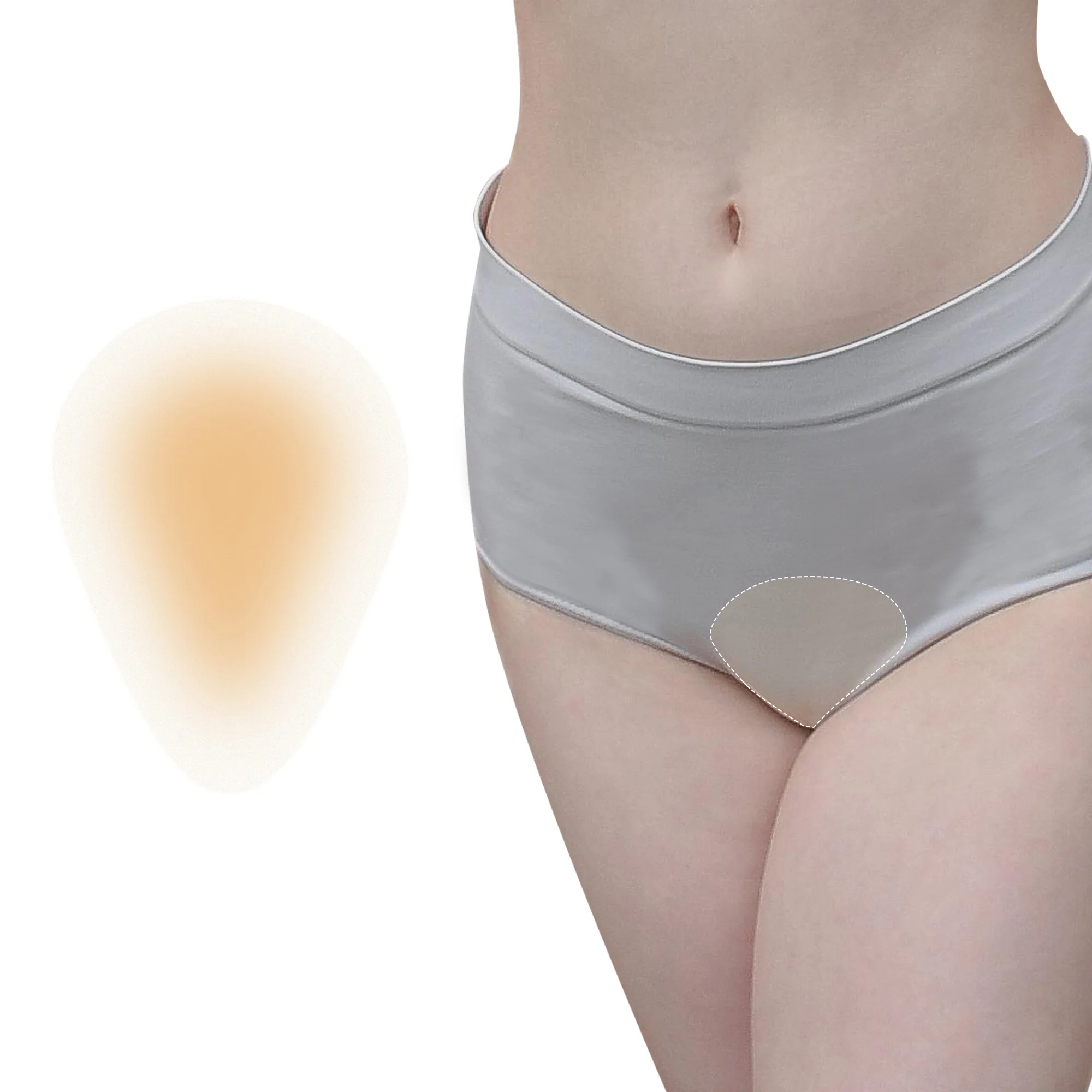 Camel Toe Hack Oem Seamless More Sticky Thin Cameltoe Hider Cover Insert Pad Guard Stopper for Yoga Swimsuit Leggings