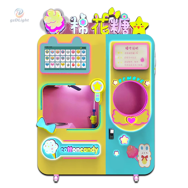 Factory Wholesale Cotton Candy Machine Mini Commercial Snack Food Processing Equipment