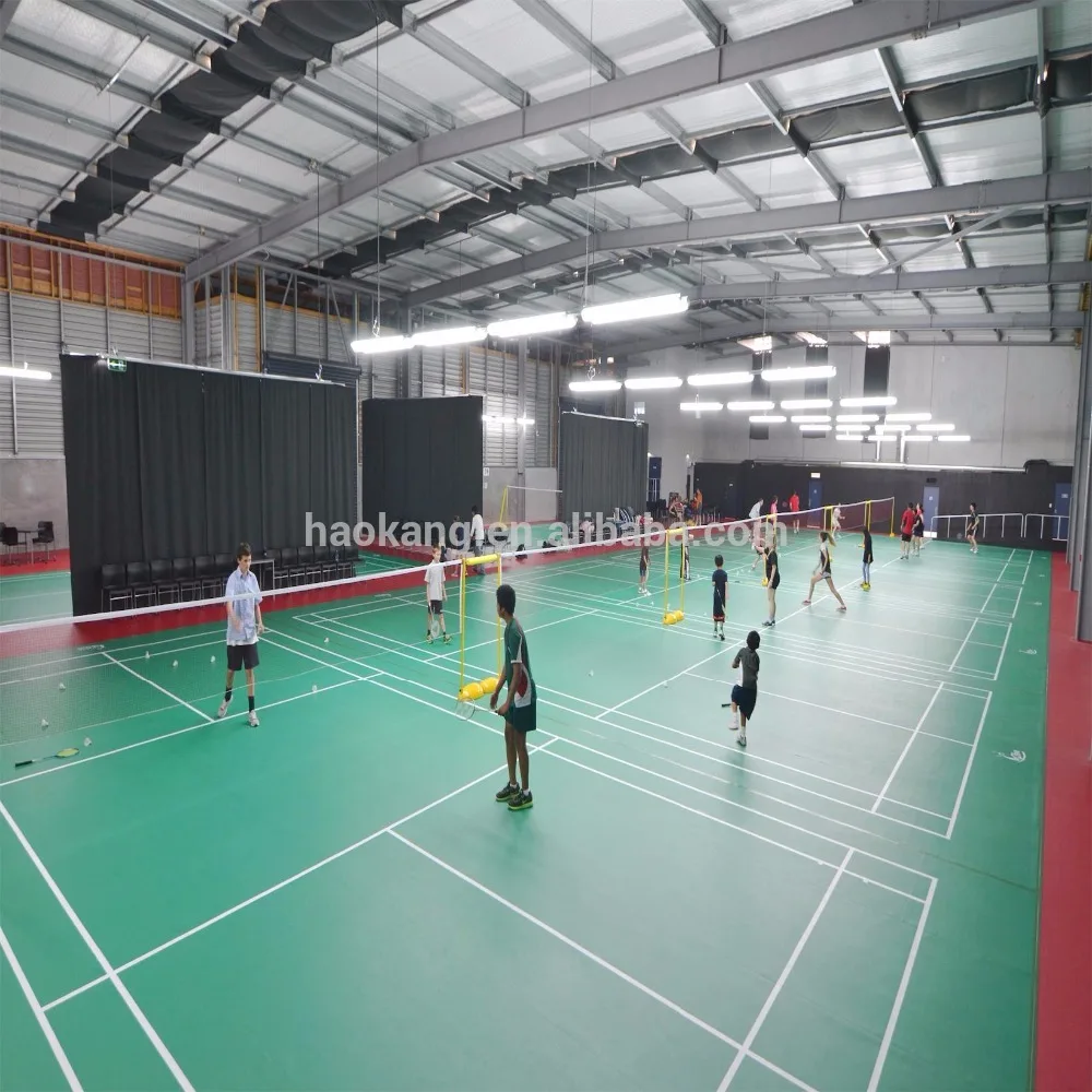 Lifelong Maintenance Badminton Court Mat Flooring with Inner Game Lines