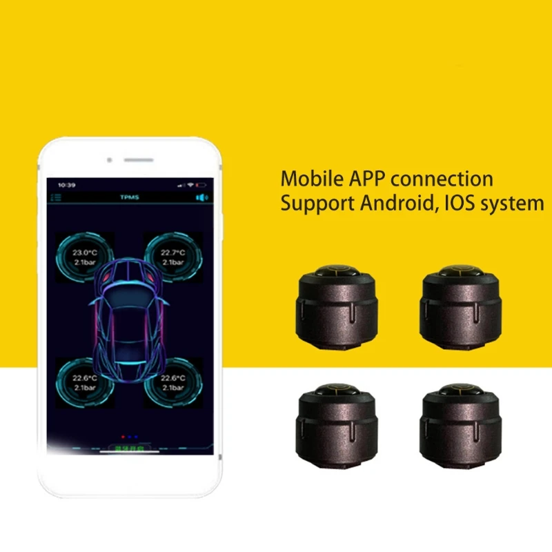 Система контроля давления в шинах, беспроводная совместимая с BT система контроля давления в шинах
