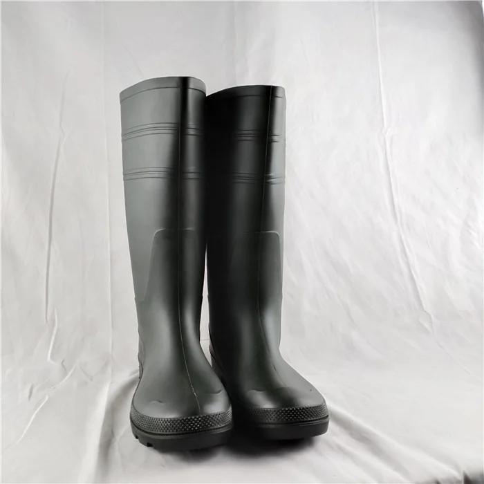 Hot-sell PVC waterproof rain boots safety rain boots men
