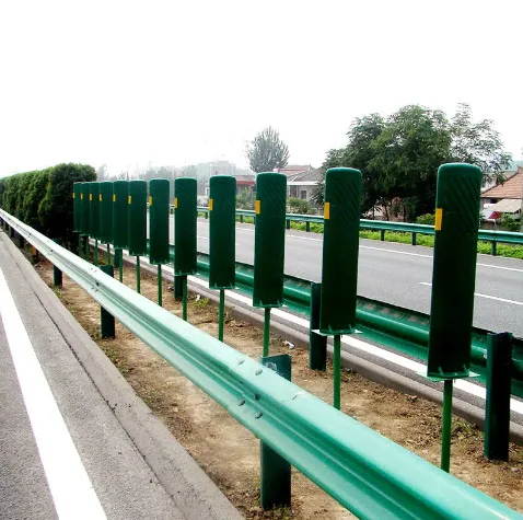 Customized Highway Guardrail Green Two Waves  4320*310*85*4mm Protecting Road Safety Steel Galvanized Guardrail for Highway