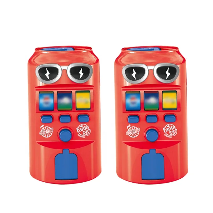 Hot sale Plastic Candy cartoon bottle toy Mini Vending Machine Gumball Dispenser Candy Toys