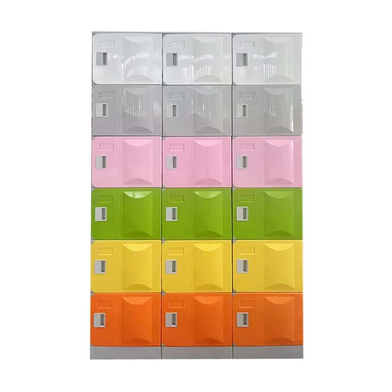 Wholesale customized ABS plastic cabinet yard, student equipment storage cabinet, easy to assemble and moisture-proof storage
