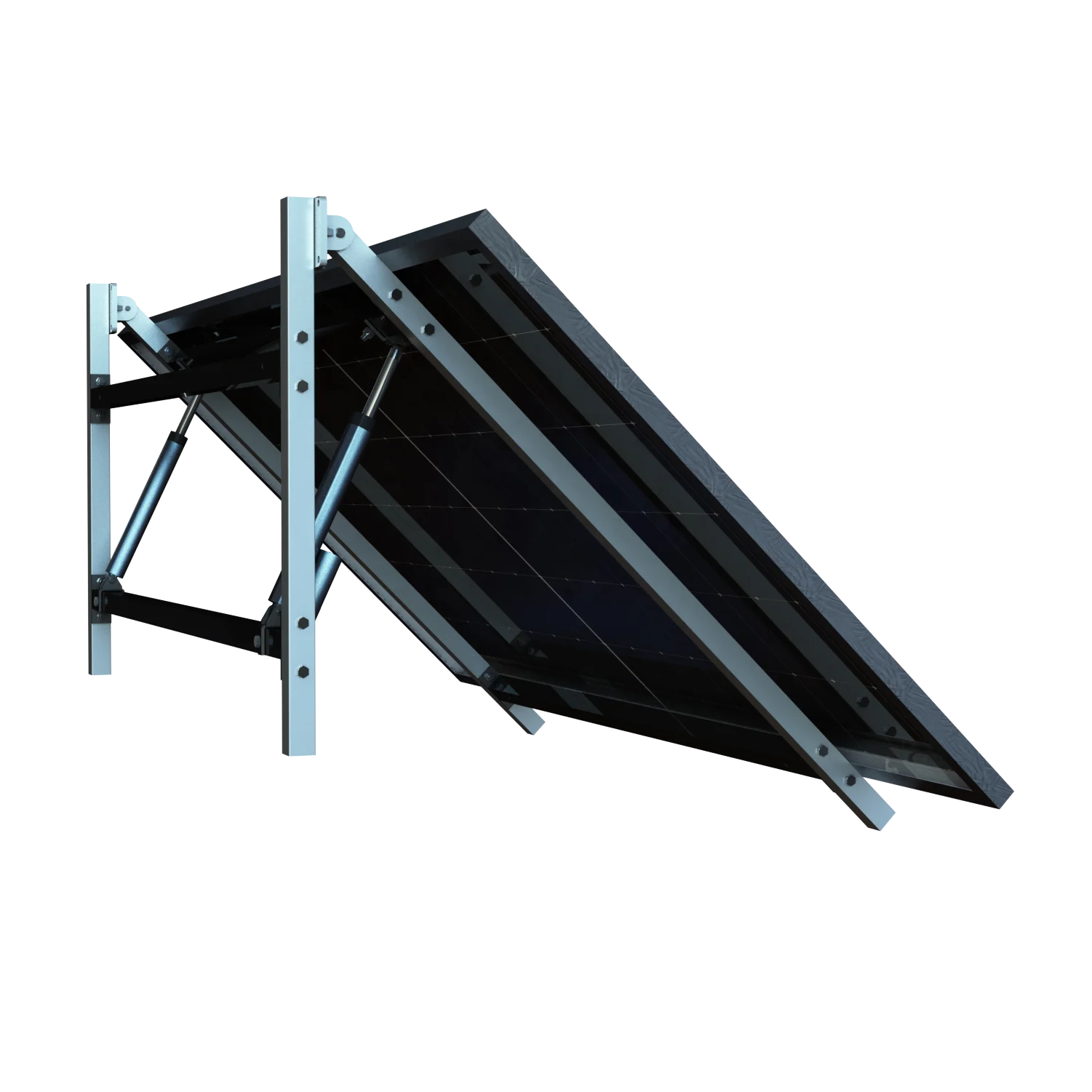 Solar Tracking Bracket Rack For Balcony Mounting On Balcony/Wall, Balcony Hanger  For Solar Panel Auto Track Sun By Light Sensor
