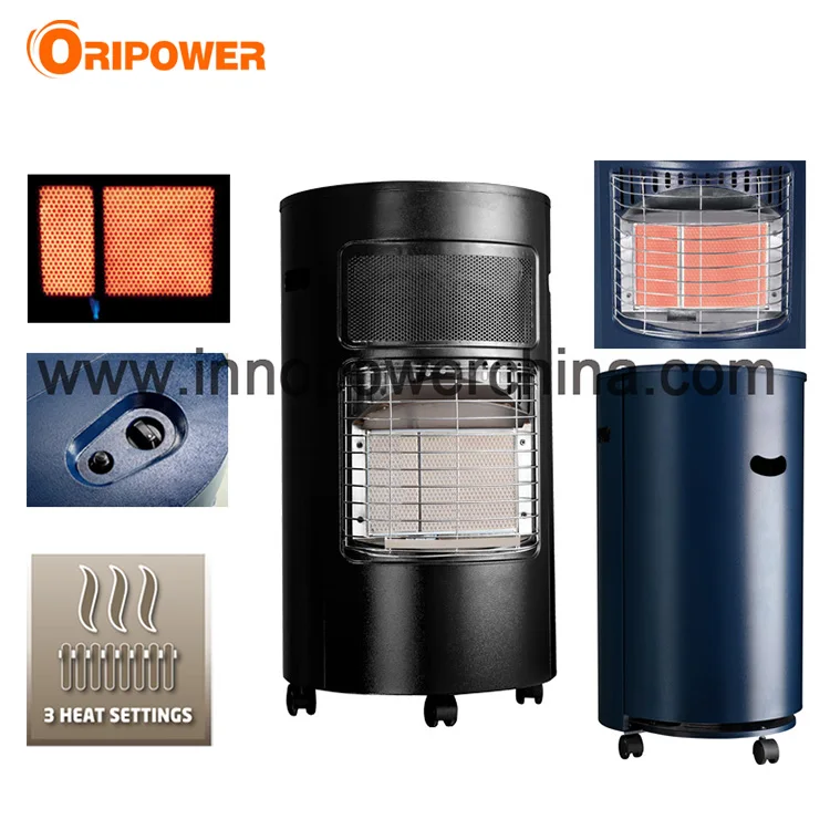 CE approved portable indoor Infared Ceramic gas cabinet mobile heater with ODS