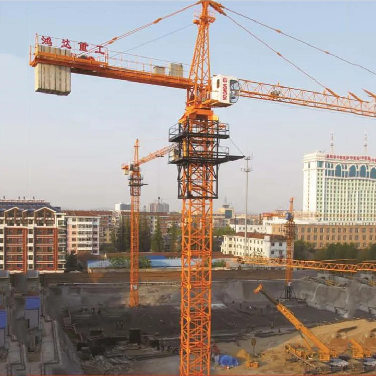 
Professional manufacturers supply Max Load 10T QTZ 125 F(6015) tower crane 