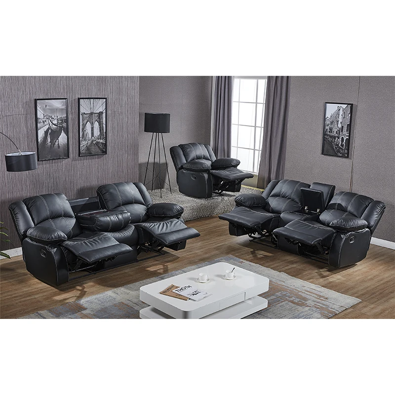 Living room furniture PU leather bellini sofa chesterfield set italian design modern couch