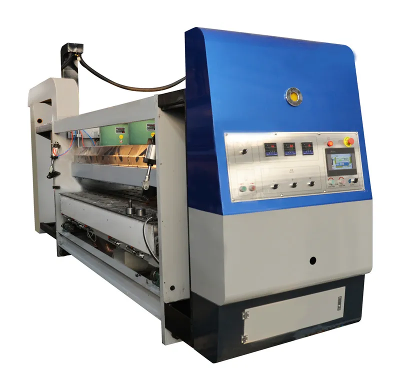 High definition printing slotting rotary die cutting  carton box making machine