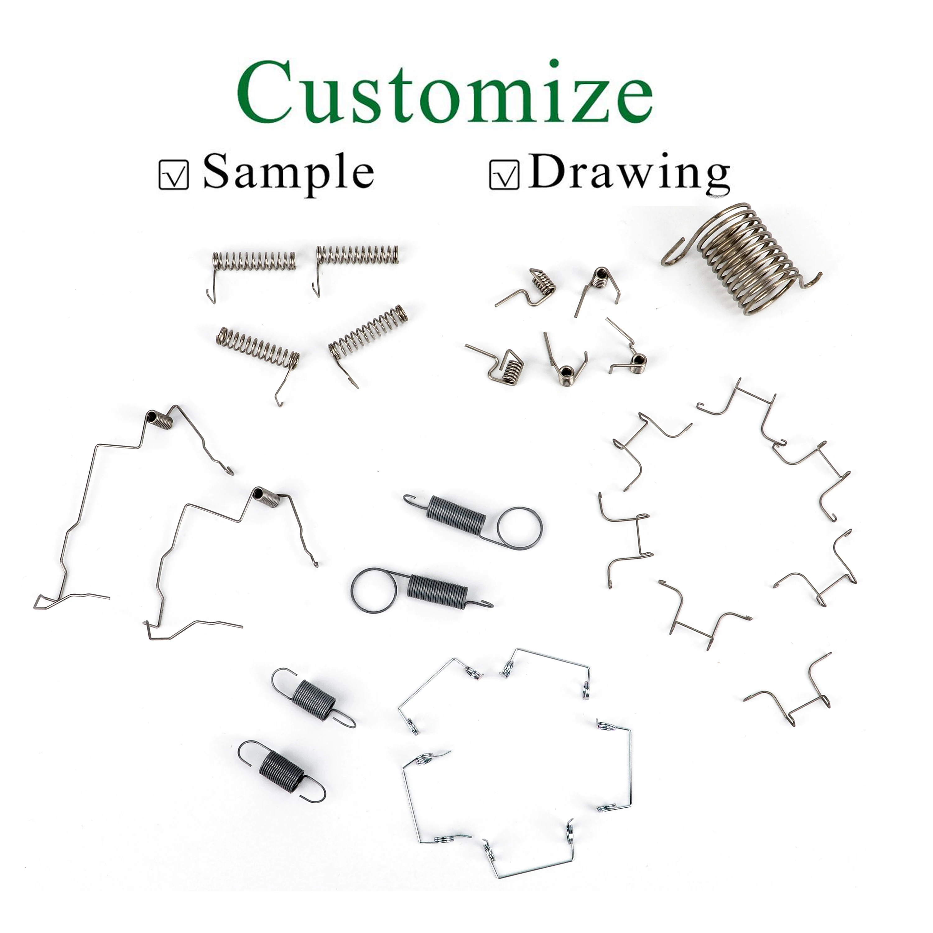 Custom Bending Wire Forming Spring Stainless Steel Metal Clip Wire Forms Bending Process Special Shaped Springs