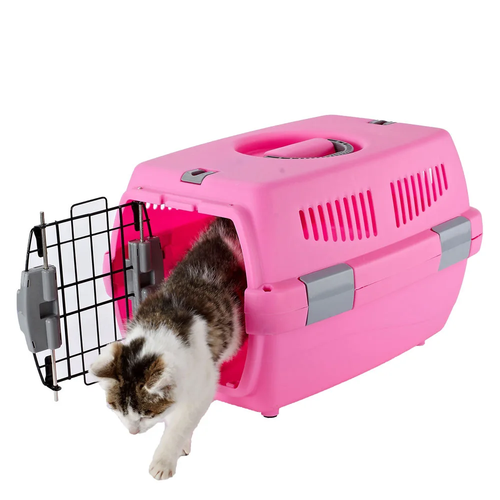 Pet Transport Bag Breathable Dog Cat Carrier Bag Case Big Space Airline Approved Car Portable Carrying Travel Puppy Cage Box