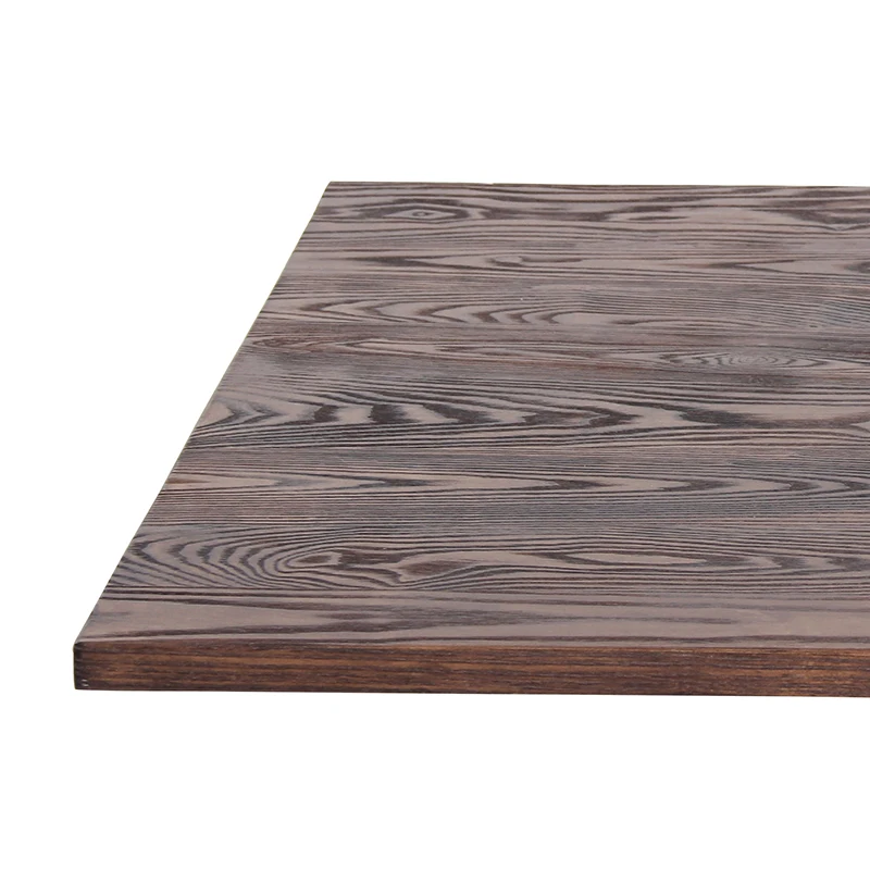 Wholesale Usa Ash Oak Teak Wood Solid Mesa Commercial Modern Hardwood Table Top for Restaurant Coffee Shop