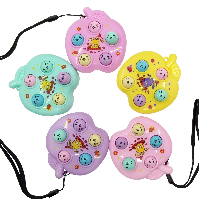 Wholesale Fidget Whack A Mole Keychain Toys Simple Portable Anti-stress Keychain Toys For Children