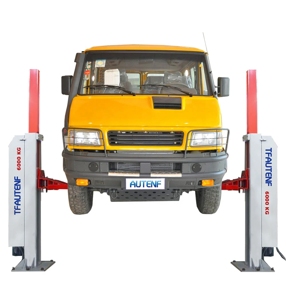 TFAUTENF CL-2160 electrical hydraulic two post truck lift with 6 tons lifting capacity for auto maintenance workshop