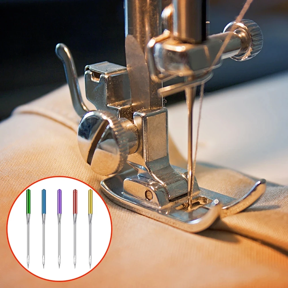 15Pcs  Embroidery Sewing Machine Needles Universal Regular Point Needle 65/9 75/11 90/14 100/16 110/18