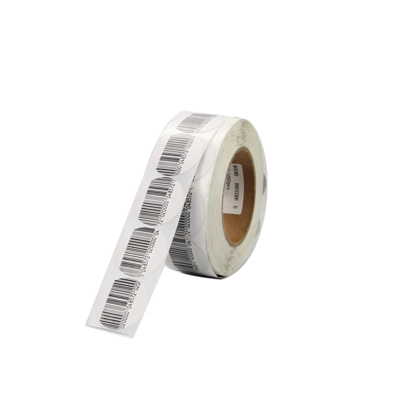 DETA Barcode RF Soft label for anti theft security adhesive EAS Label 8.2mhz frequency