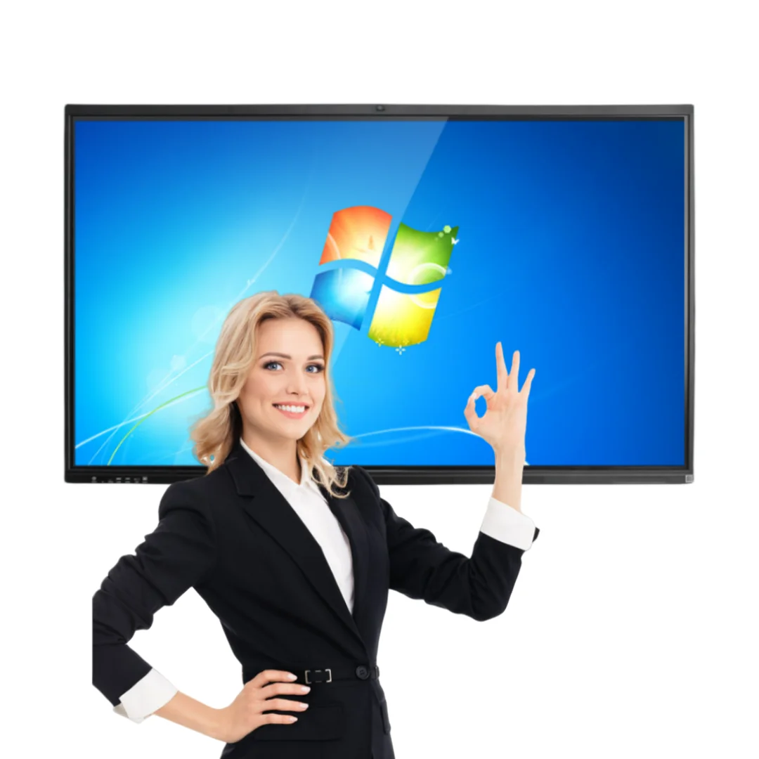 SHAREVIEW All-In-One 98 Inch Interactive Flat Panel IR Touch LCD Screen for Conference Digital Signage