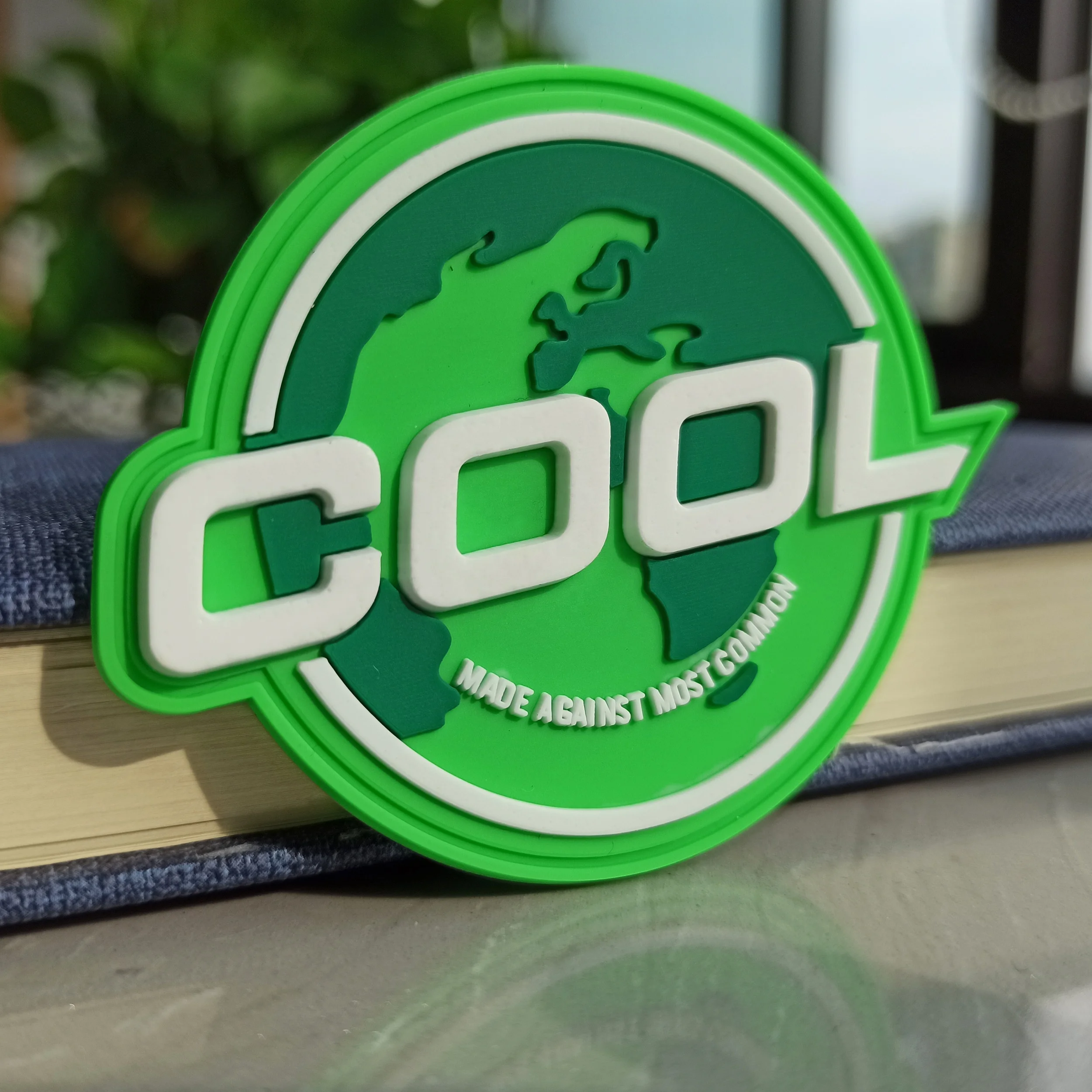 Sew On Iron On High Quality rubber patch custom logo soft PVC Patch For Clothes Shoes