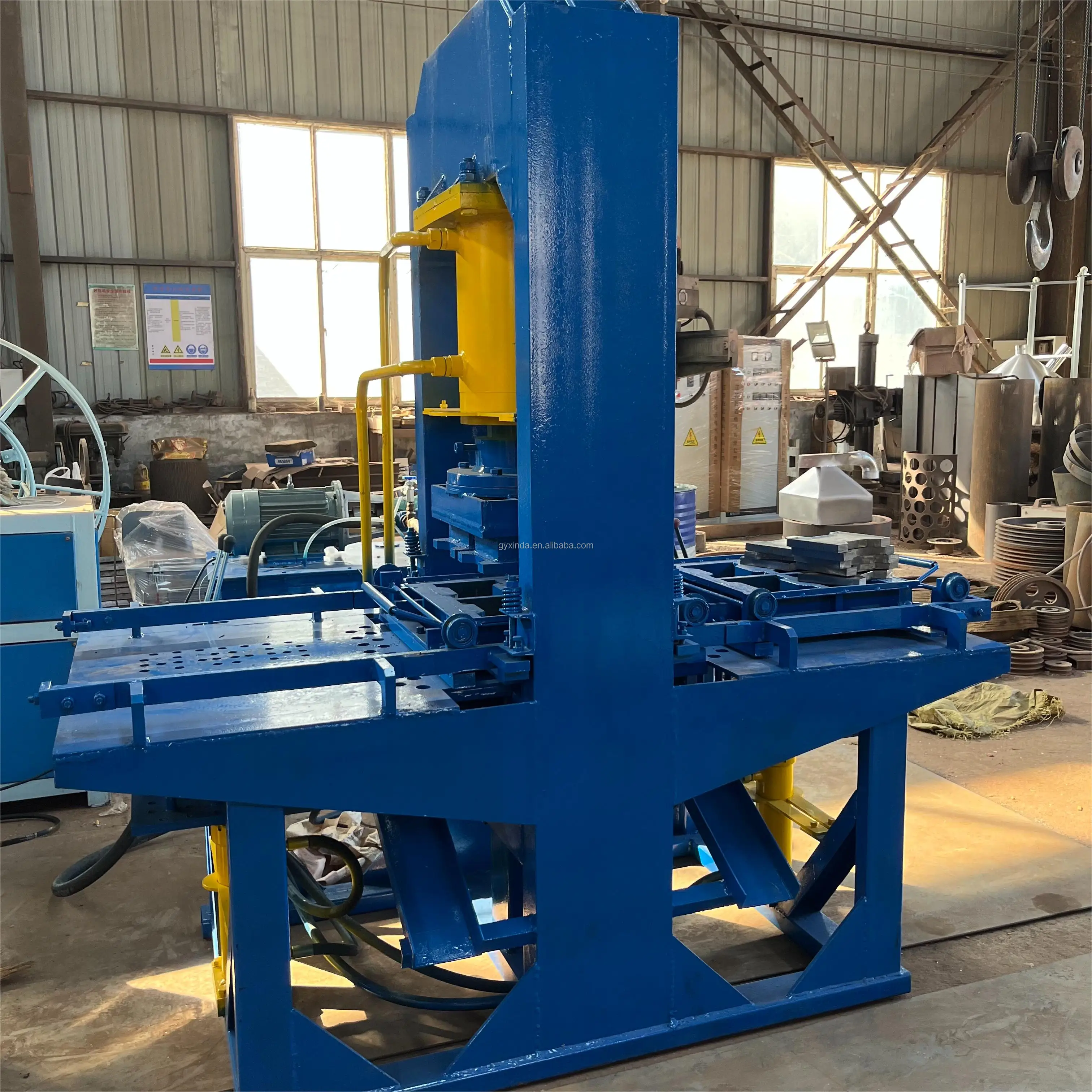 Brick Automatic Hydraulic System Performance Safety Block Press Brick Making Machines Non-firing