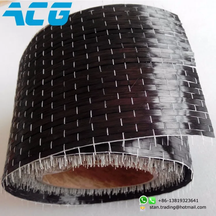 300g Unidirection UD Carbon fiber Fabric for building reinforcement 3400Mpa