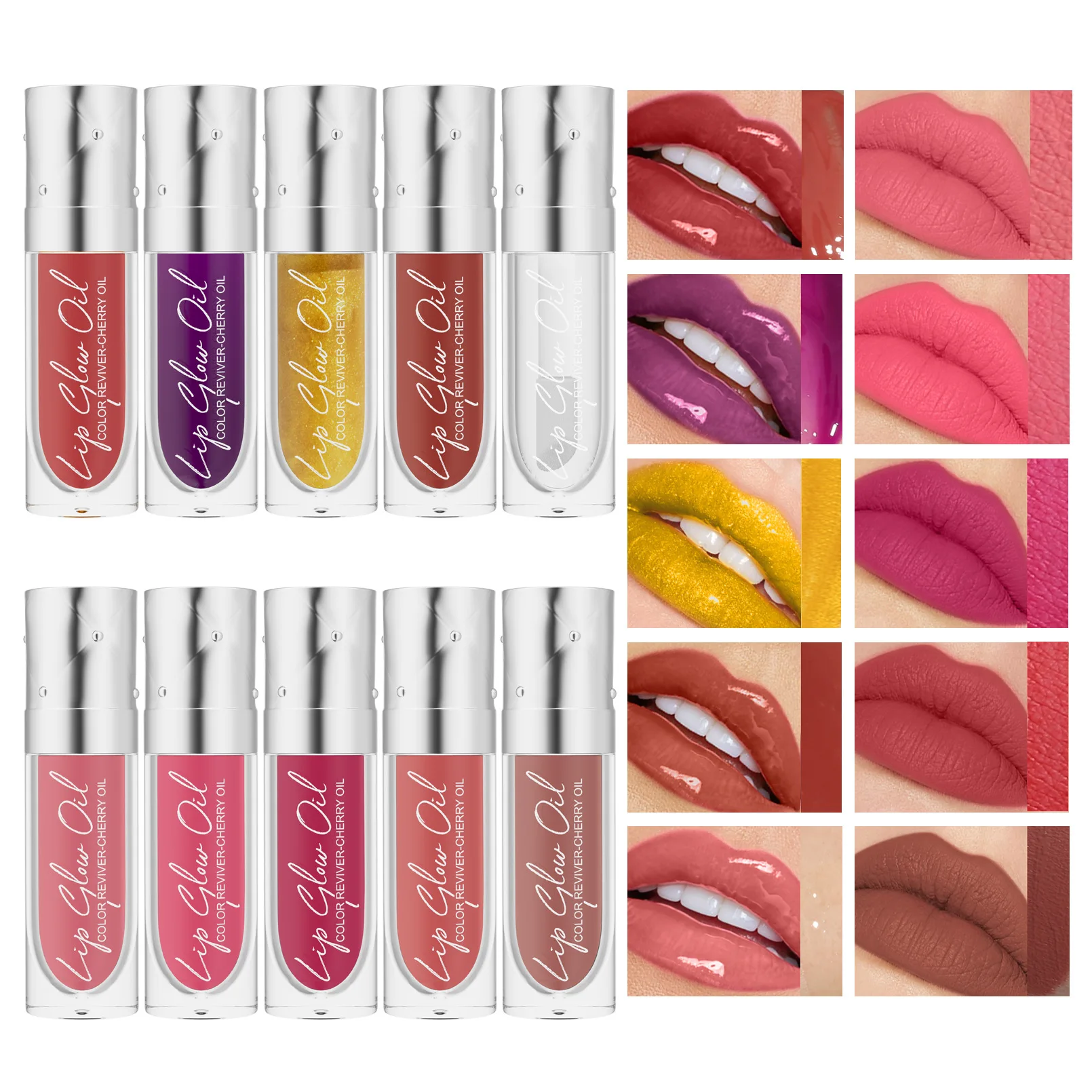 Clear Crystal Jelly Lip Gloss Moisturizing Lip Oil Long-lasting Lipgloss Non-Sticky Sexy Gloss Lip Glaze Korean Makeup