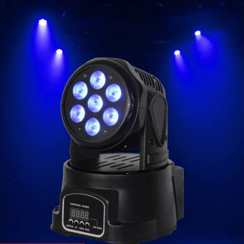 Mini DMX512 DJ Disco Light Party RGBW Color Mixing For Event And Entertainment Moving Head Light  led wash stage light