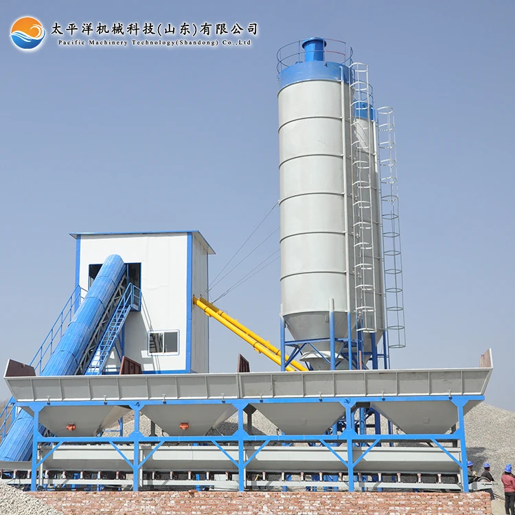 Concrete wet batching plant ready mix concrete mixing plants full-automatic 25m3/h concrete plants