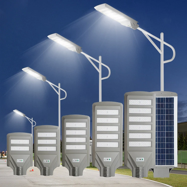 Waterproof Ip65 Outdoor ABS Module Street Lamp 100w 150w 200w 250w 300w Integrated All In One Solar Street Light