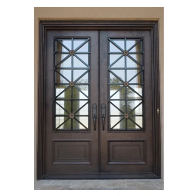 Best Welcome Fashion Wrought Iron Villa Door Exterior Iron French Doors Iron French Door