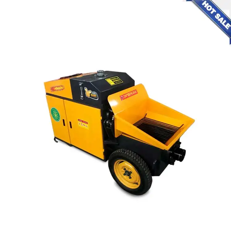 High quality  pressure plunger pump building sand cement mortar plaster machine/render spraying pump