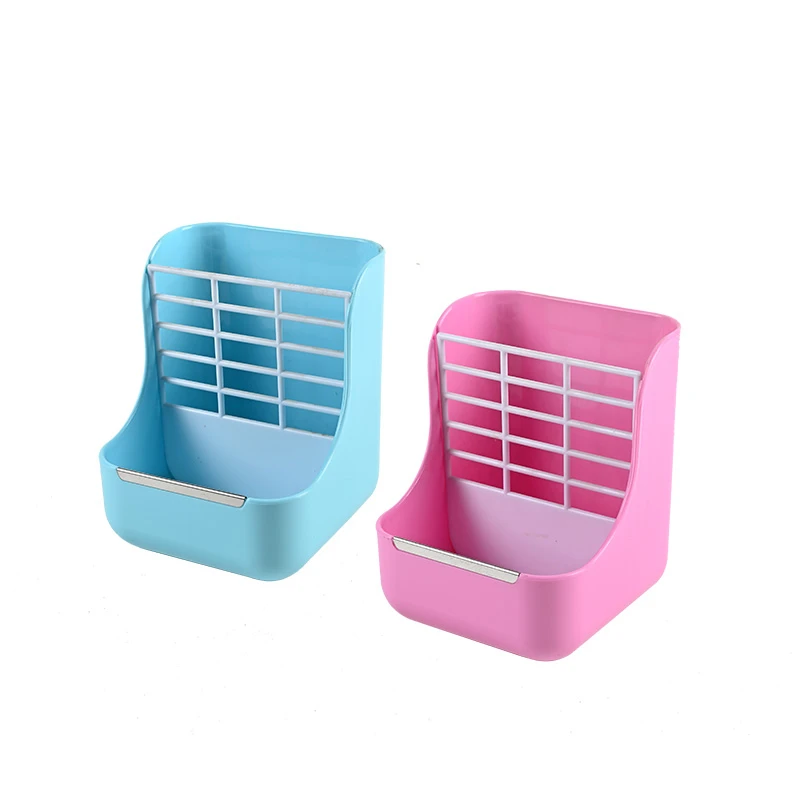 Small Pets Straw Frame Grass Basket Guinea Pig Totoro Cage Accessories Rabbit Food Container Bowl