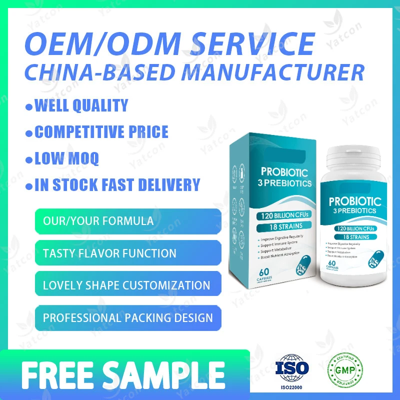 OEM Organic Probiotics 100 Billion Formulated Probiotics for WOMEN MEN Complete Shelf Stable Probiotic Supplement capsules
