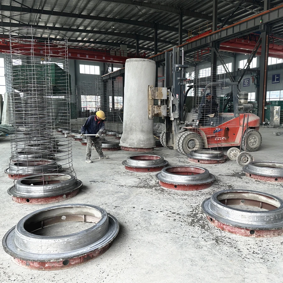 Concrete Cement Pipe Rising Core Dry Cast Vibration Machine
