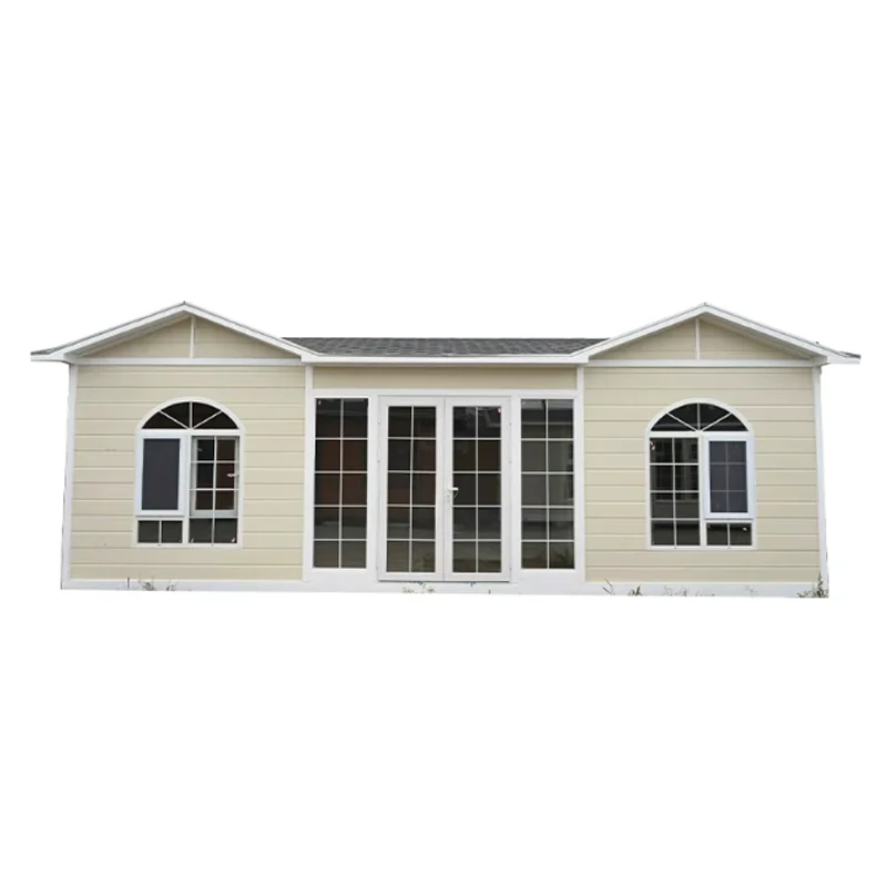 Furnished steel frame structure prefabricated luxury villa two storey prefab house light steel house with 5 bedroom