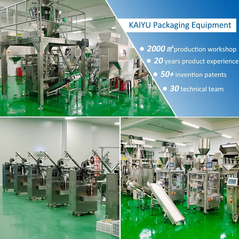 Kaiyu Semi Automatic 20kg 25kg Food Grain Packing Packaging Machine
