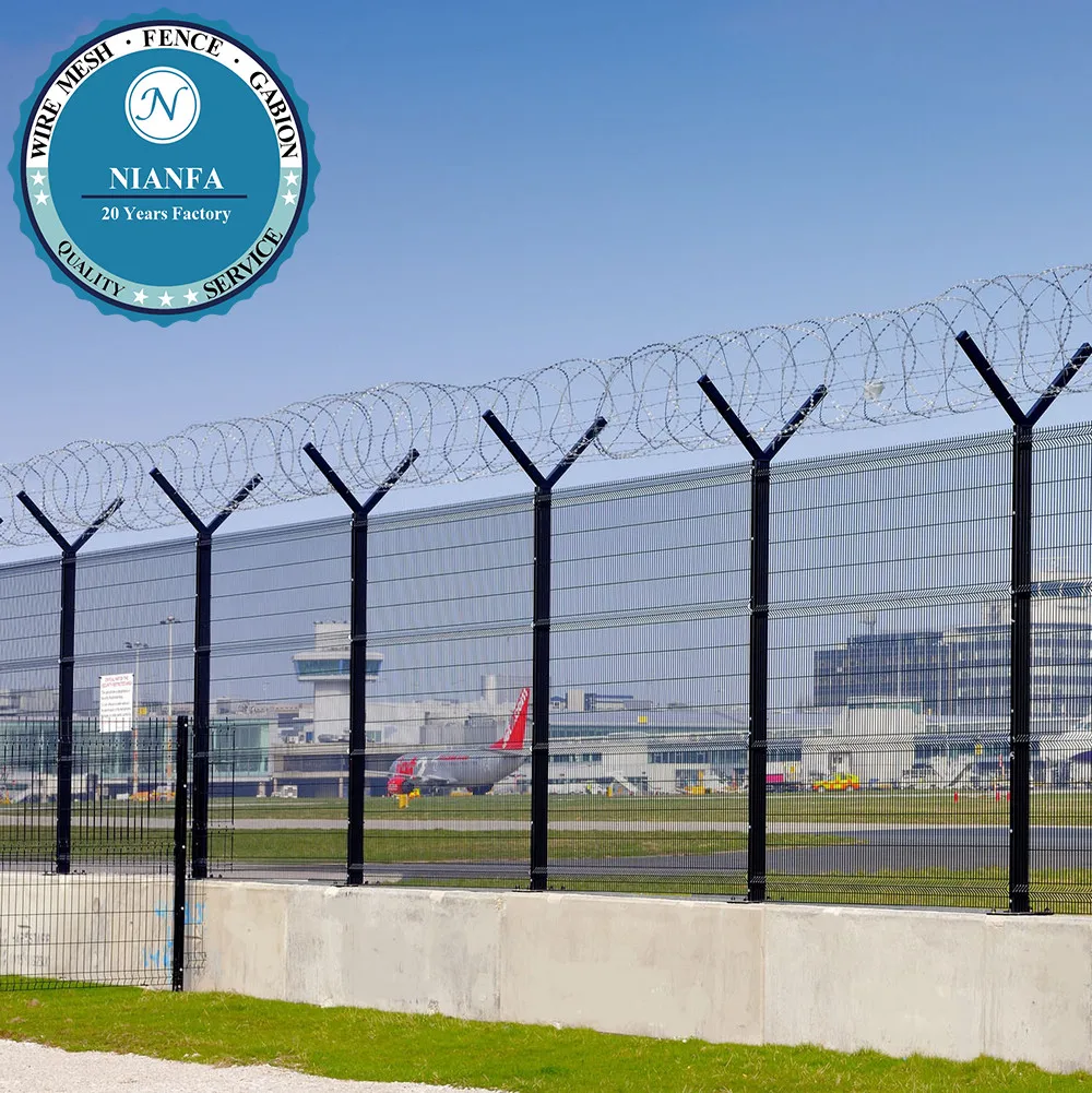 Anti Climbing Safety Fence 3D Fence Y Guardrail Isolation Wire Mesh  Prison Fence